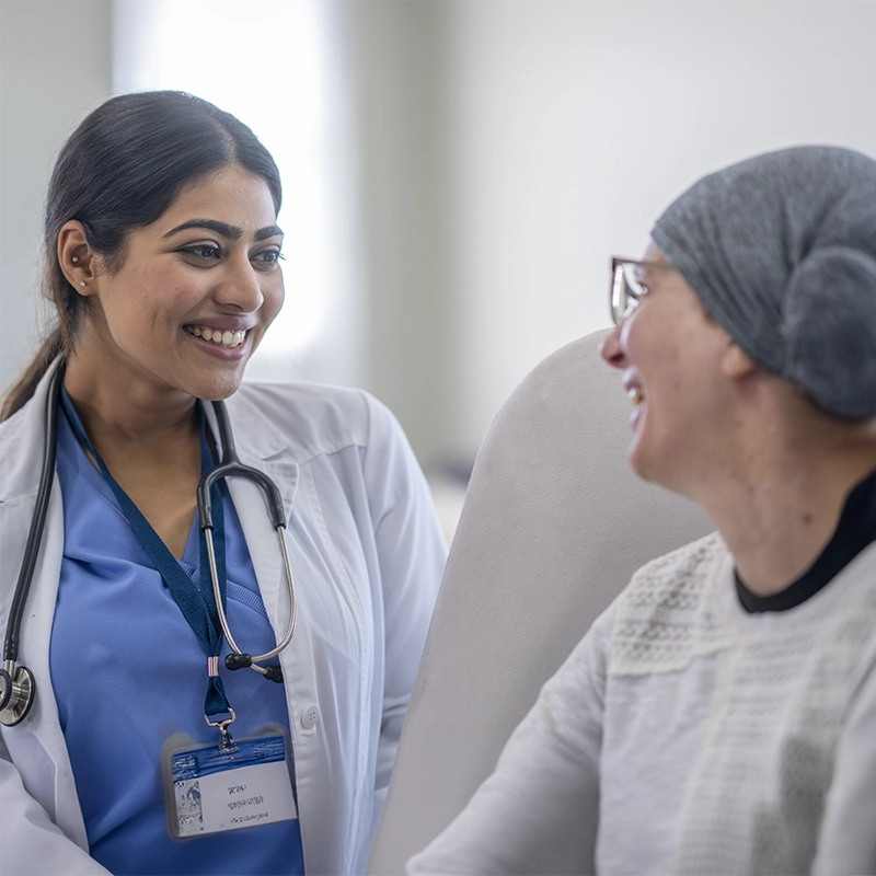 Women's Health Nurse Practitioner with patient