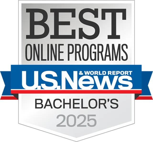 US News Best Online Programs Bachelor's 2025 Badge