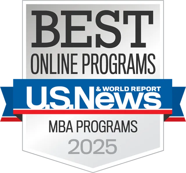 US News Badge Best MBA Programs Online 2025