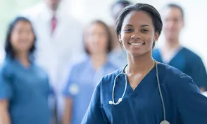 nurses in scrubs