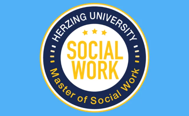 Herzing's social work seal and logo