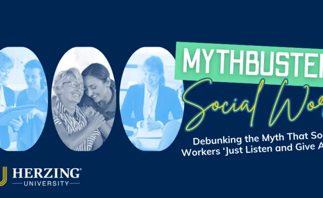 Social Work MythBusters banner. National Social Work Month
