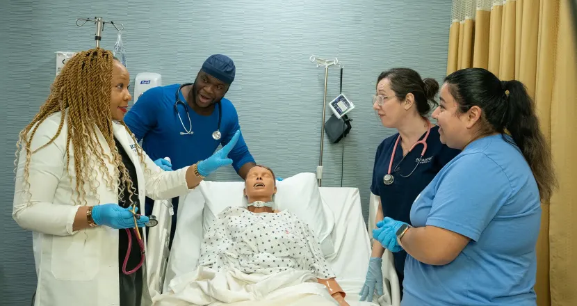 Nurse Teacher Who Went From BSN to Nurse Educator Instructing Students