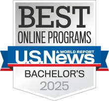 US News Best Online Programs Bachelor's 2025 Badge